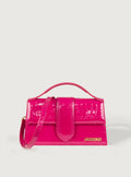 Jacquemus Grand Bambino Croco Fucsia