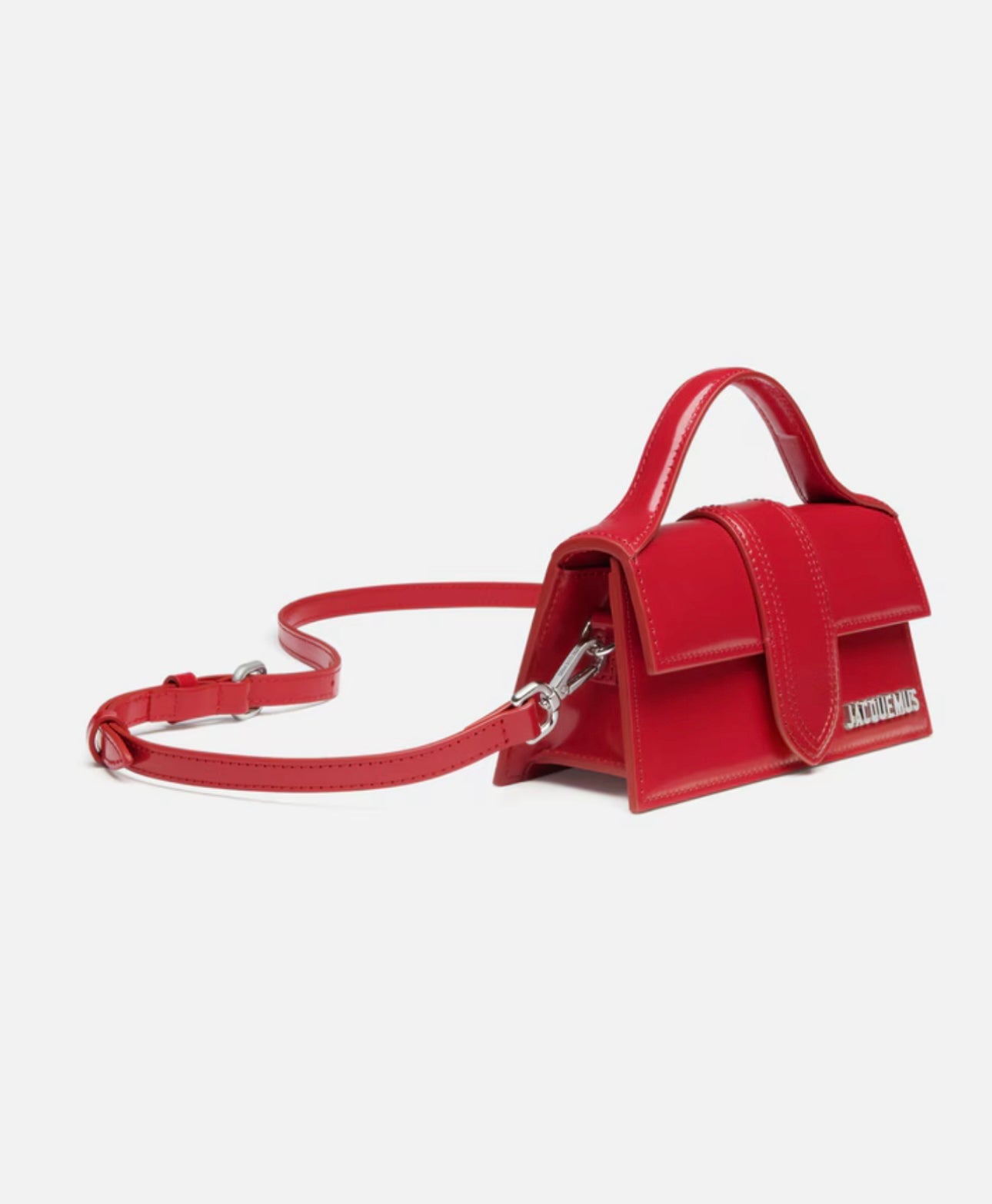 Jacquemus Bambino Silver Red
