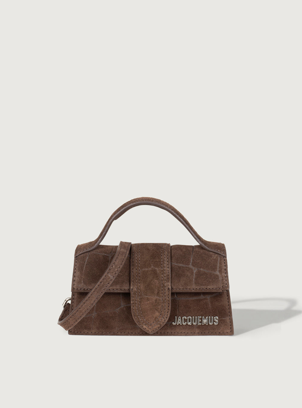 Jacquemus Bambino Croco Soft Brown
