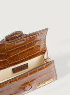 Jacquemus Bambino Croco Light Brown