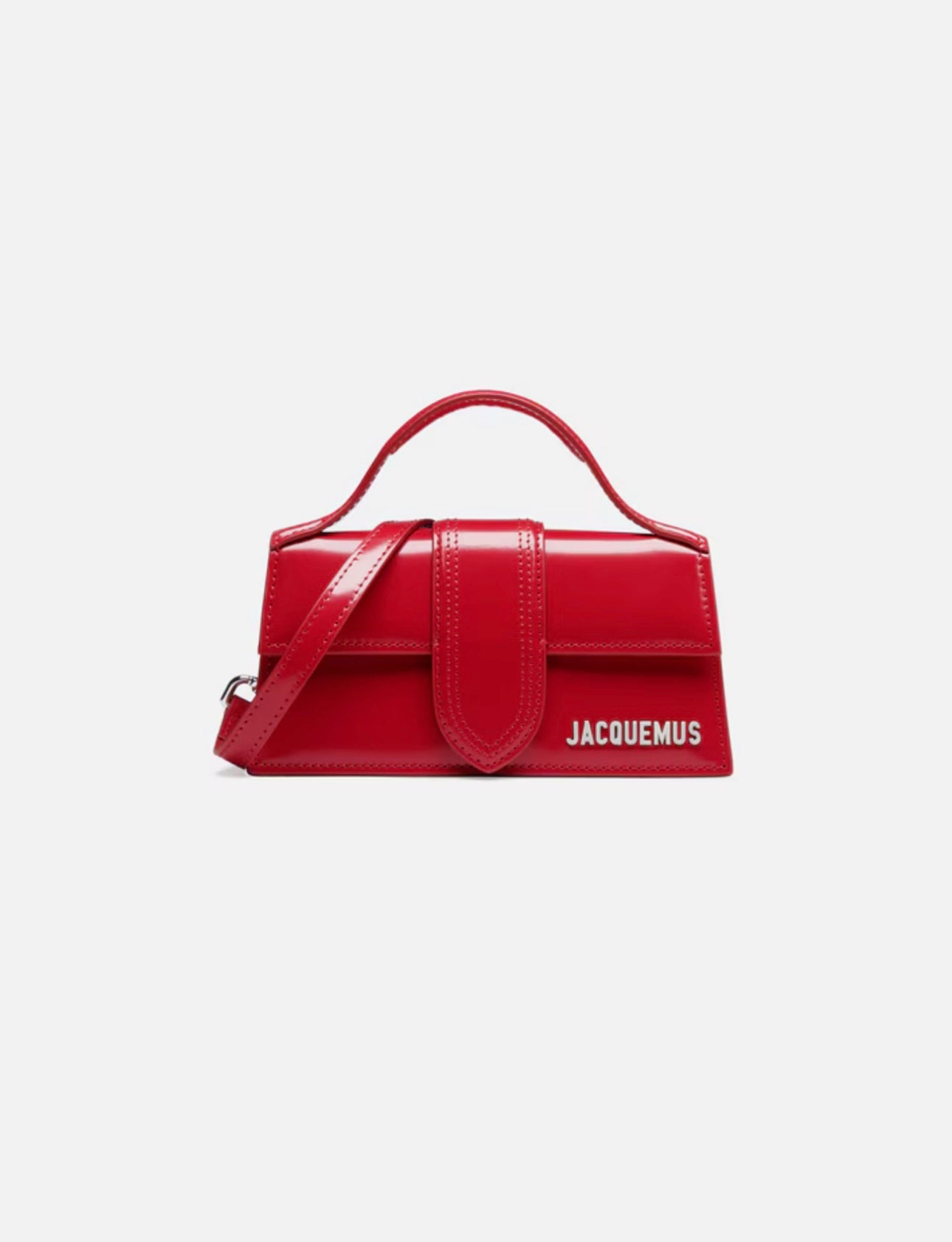 Jacquemus Bambino Silver Red