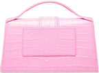 Jacquemus Grand Bambino Croco Pink