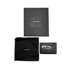 Paris Card Case Coated Bark Leather
