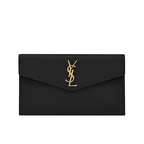 Pochette Uptown Grain de Poudre Embossed Leather