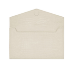 Pochette Uptown Shiny Embossed Crocodile Leather