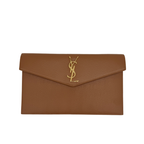 Pochette Uptown Grain de Poudre Embossed Leather