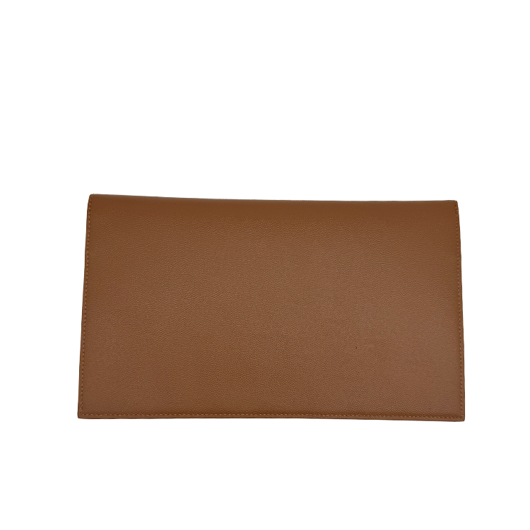 Pochette Uptown Grain de Poudre Embossed Leather
