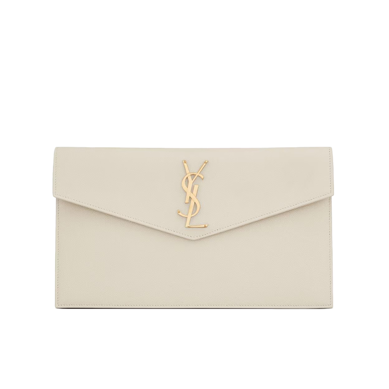 Pochette Uptown Grain de Poudre Embossed Leather